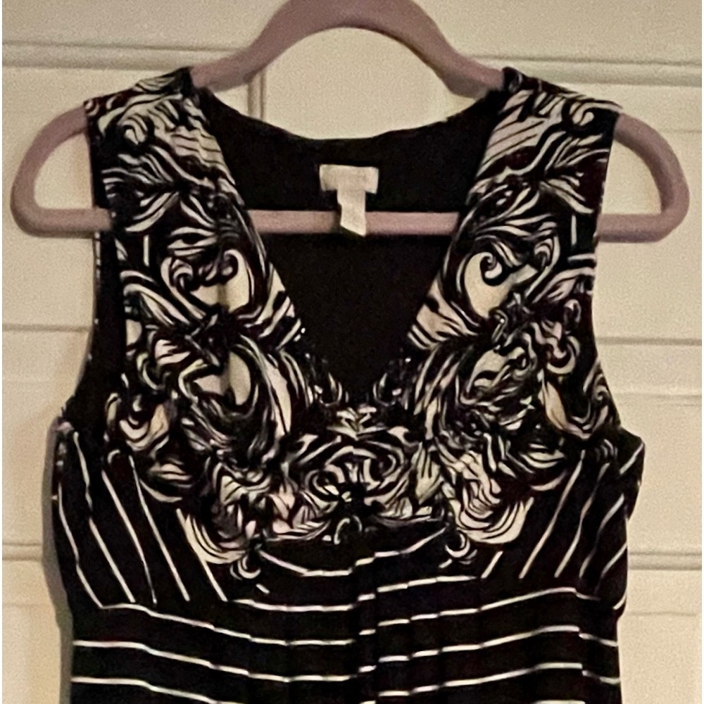 Chico’s Sleeveless High/Low Maxi Dress